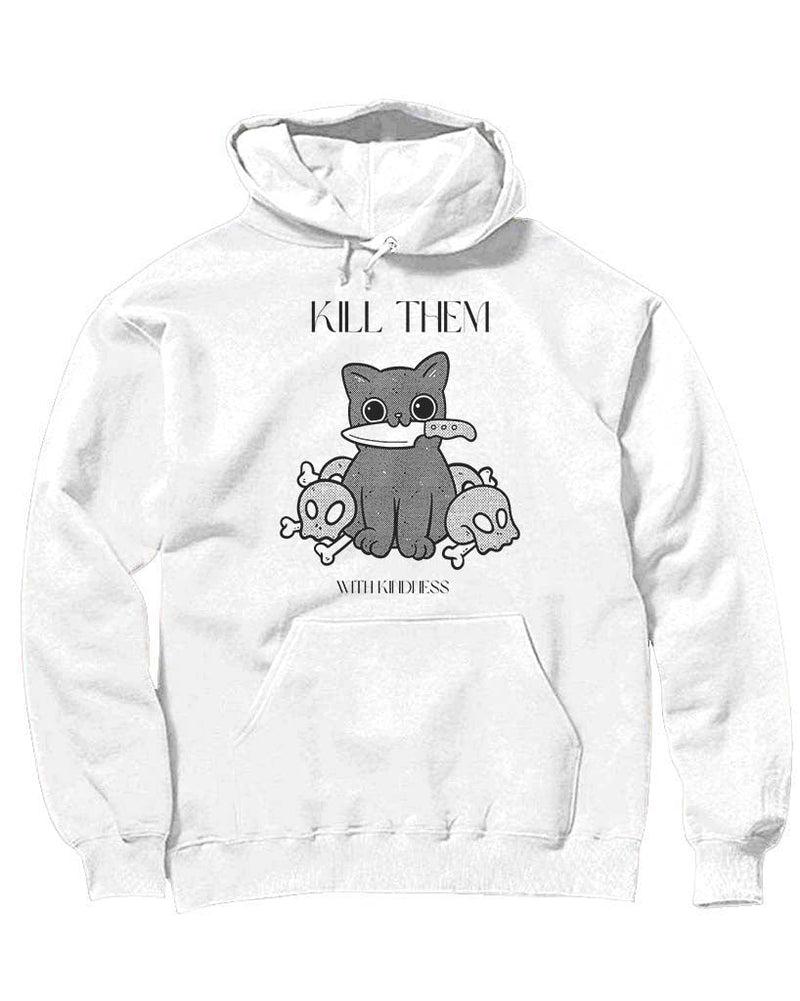 Load image into Gallery viewer, Unisex | Kill Them, With Kindness | Hoodie - Arm The Animals Clothing Co.
