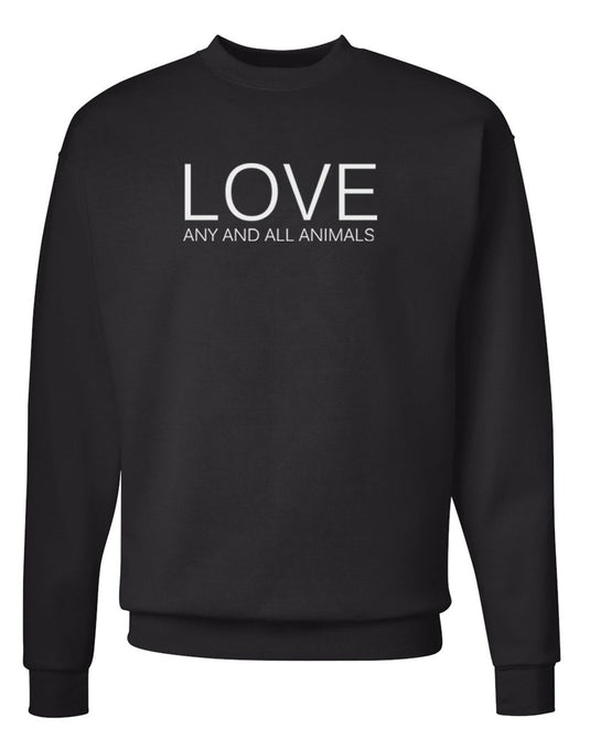 Unisex | LOVE | Crewneck Sweatshirt - Arm The Animals Clothing Co.