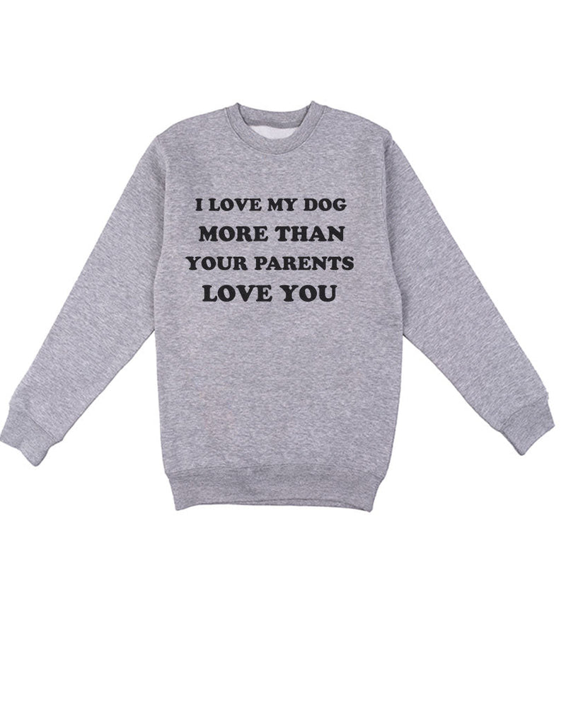 Load image into Gallery viewer, Unisex | Love My Dog | Crewneck Sweatshirt - Arm The Animals Clothing Co.
