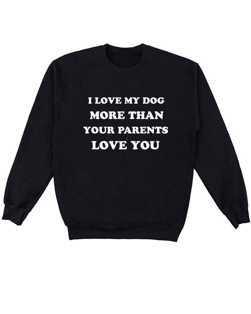 Load image into Gallery viewer, Unisex | Love My Dog | Crewneck Sweatshirt - Arm The Animals Clothing Co.
