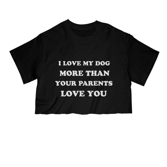 Unisex | Love My Dog | Cut Tee - Arm The Animals Clothing Co.