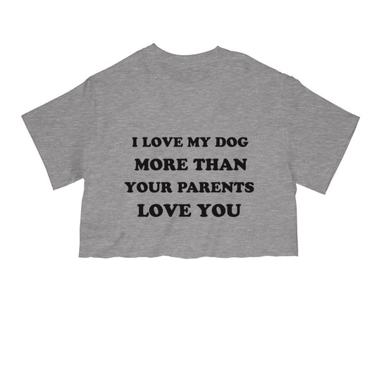 Unisex | Love My Dog | Cut Tee - Arm The Animals Clothing Co.