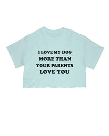 Unisex | Love My Dog | Cut Tee - Arm The Animals Clothing Co.