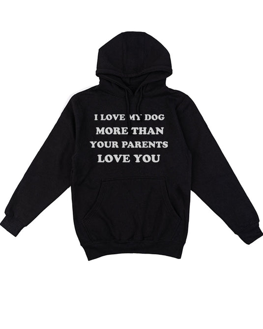 Unisex | Love My Dog | Hoodie - Arm The Animals Clothing Co.