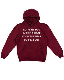 Unisex | Love My Dog | Hoodie - Arm The Animals Clothing Co.