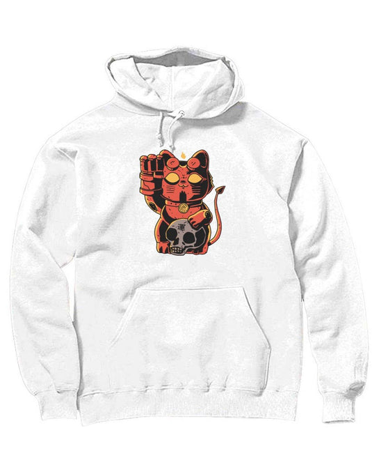 Unisex | Lucky Hell Cat | Hoodie - Arm The Animals Clothing Co.