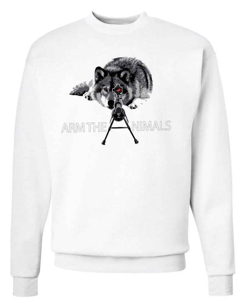 Load image into Gallery viewer, Unisex | M-16 Wolf Arctic Warfare | Crewneck Sweatshirt - Arm The Animals Clothing Co.
