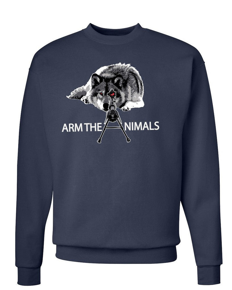 Load image into Gallery viewer, Unisex | M-16 Wolf Arctic Warfare | Crewneck Sweatshirt - Arm The Animals Clothing Co.
