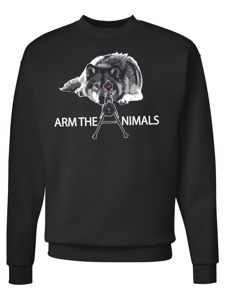 Load image into Gallery viewer, Unisex | M-16 Wolf Arctic Warfare | Crewneck Sweatshirt - Arm The Animals Clothing Co.
