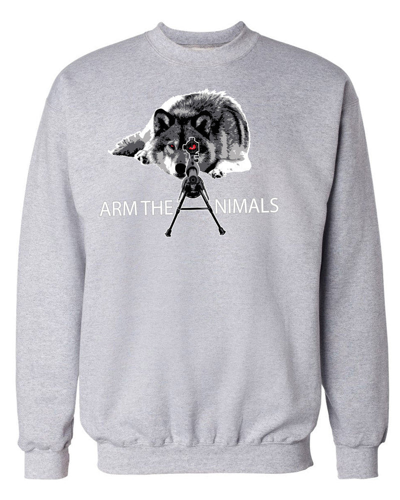 Load image into Gallery viewer, Unisex | M-16 Wolf Arctic Warfare | Crewneck Sweatshirt - Arm The Animals Clothing Co.
