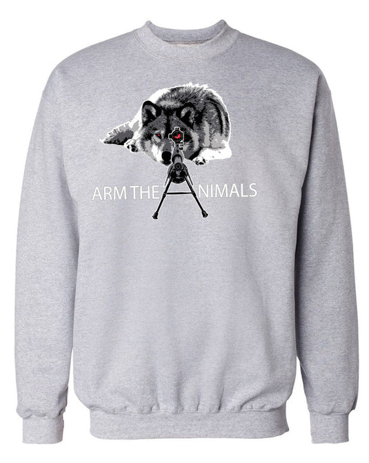 Unisex | M-16 Wolf Arctic Warfare | Crewneck Sweatshirt - Arm The Animals Clothing Co.