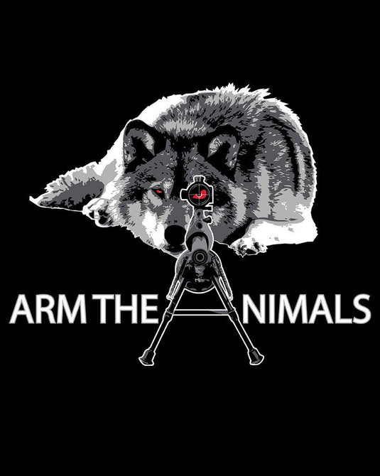 Unisex | M-16 Wolf Arctic Warfare | Hoodie - Arm The Animals Clothing Co.