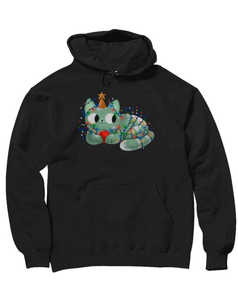 Load image into Gallery viewer, Unisex | Meowrry Xmas | Hoodie - Arm The Animals Clothing Co.
