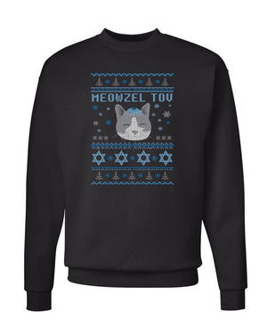Unisex | Meowzel Tov | Holiday Crewneck Sweatshirt - Arm The Animals Clothing LLC