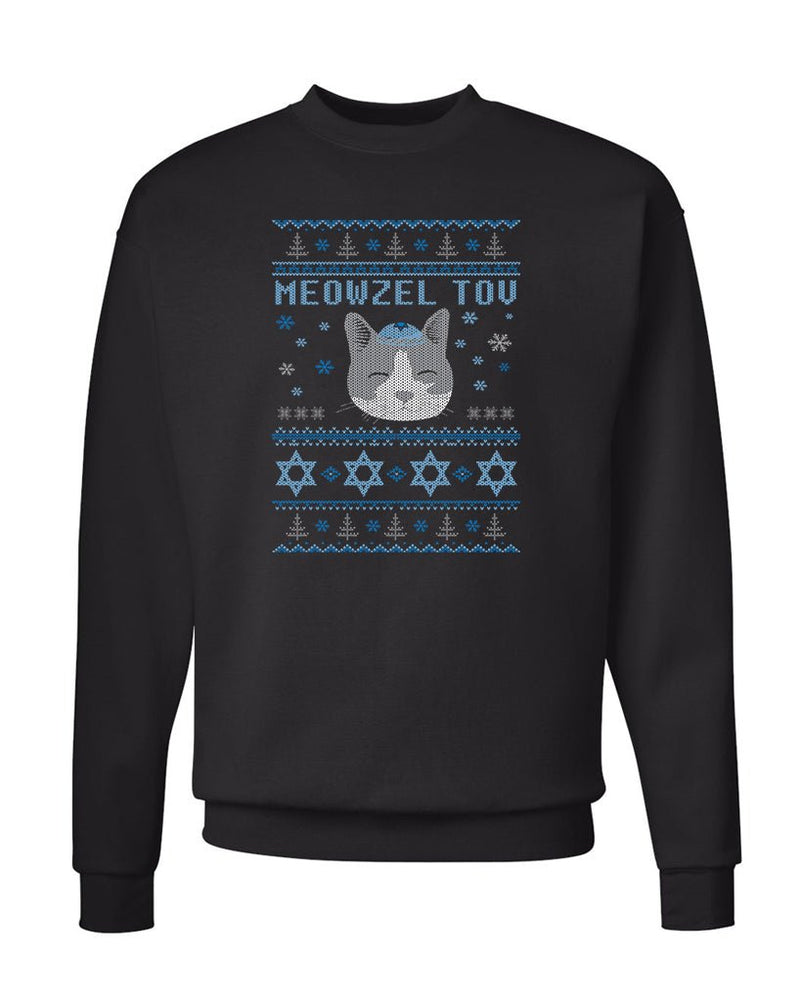 Load image into Gallery viewer, Unisex | Meowzel Tov | Holiday Crewneck Sweatshirt - Arm The Animals Clothing LLC
