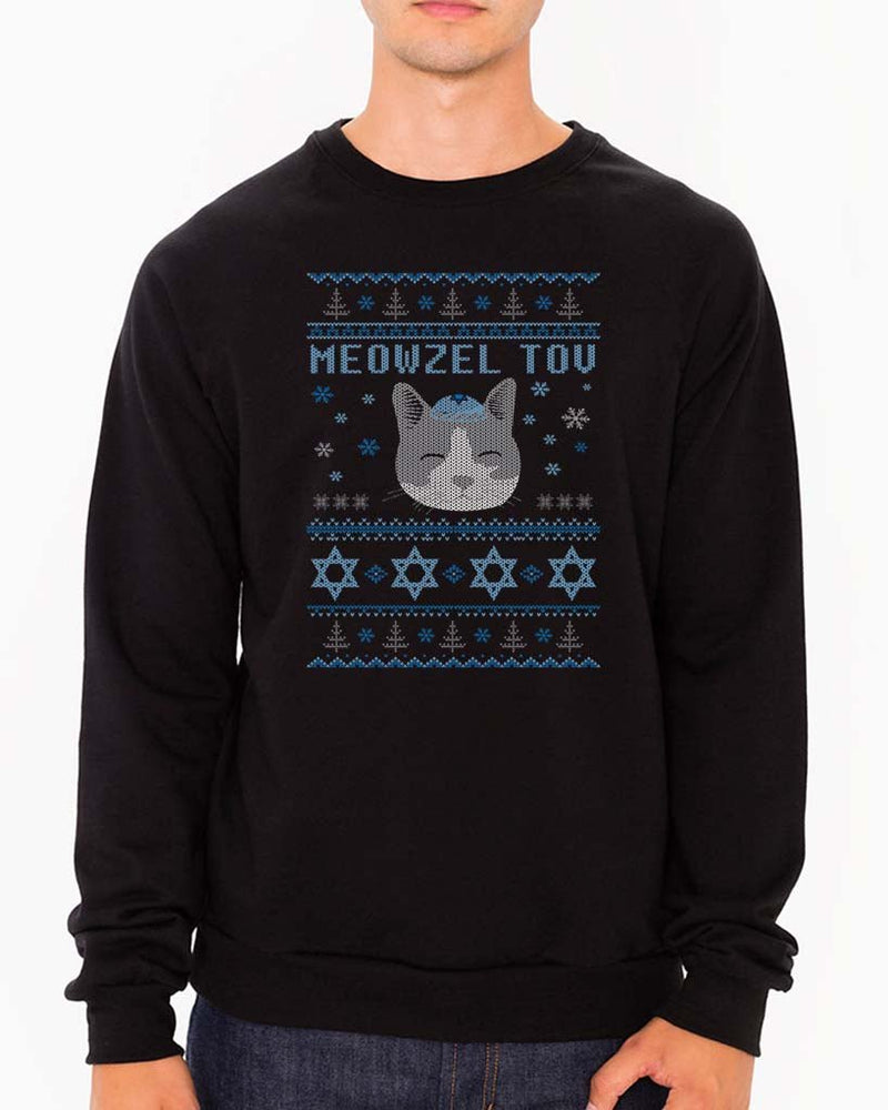 Load image into Gallery viewer, Unisex | Meowzel Tov | Holiday Crewneck Sweatshirt - Arm The Animals Clothing LLC
