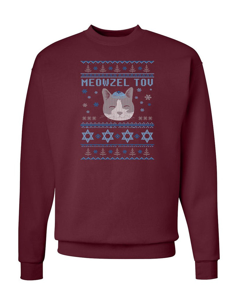 Load image into Gallery viewer, Unisex | Meowzel Tov | Holiday Crewneck Sweatshirt - Arm The Animals Clothing LLC
