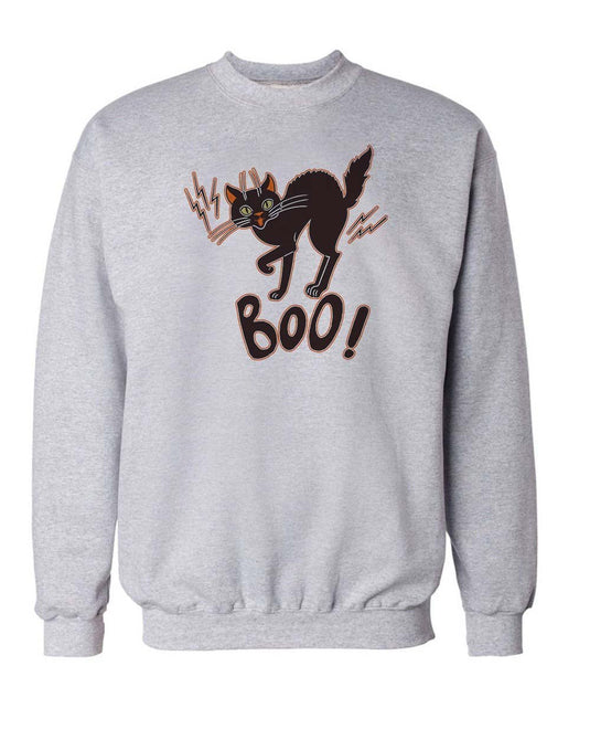 Unisex | Mew Boo | Crewneck Sweatshirt - Arm The Animals Clothing Co.