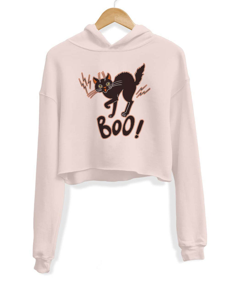 Load image into Gallery viewer, Unisex | Mew Boo | Crop Hoodie - Arm The Animals Clothing Co.
