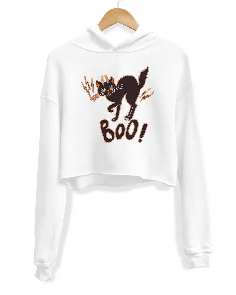 Load image into Gallery viewer, Unisex | Mew Boo | Crop Hoodie - Arm The Animals Clothing Co.
