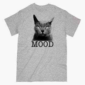 Unisex | Mood Annoyed Cat | Crew - Arm The Animals Clothing Co.