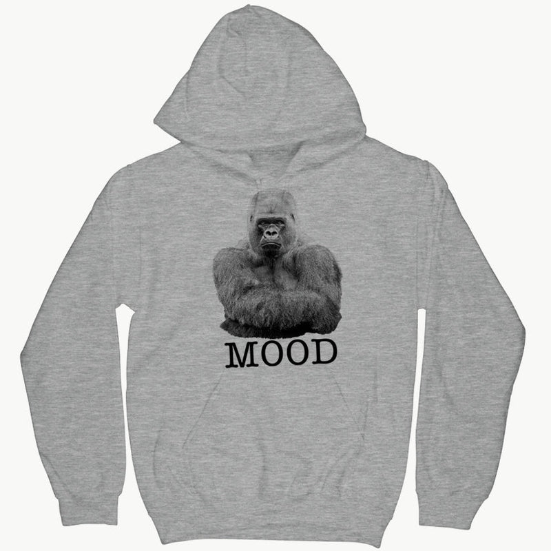 Load image into Gallery viewer, Unisex | Mood Unamused Gorilla | Hoodie - Arm The Animals Clothing Co.
