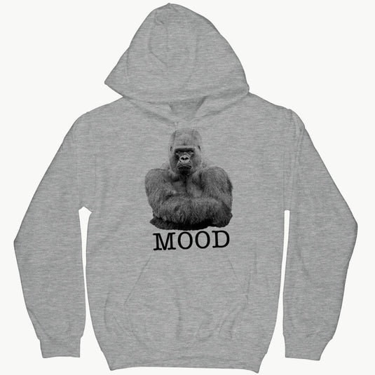 Unisex | Mood Unamused Gorilla | Hoodie - Arm The Animals Clothing Co.