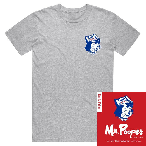 Unisex | Mr Pooper Plumbing (Cat) | Crew - Arm The Animals Clothing LLC