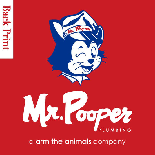 Unisex | Mr Pooper Plumbing (Cat) | Crew - Arm The Animals Clothing LLC