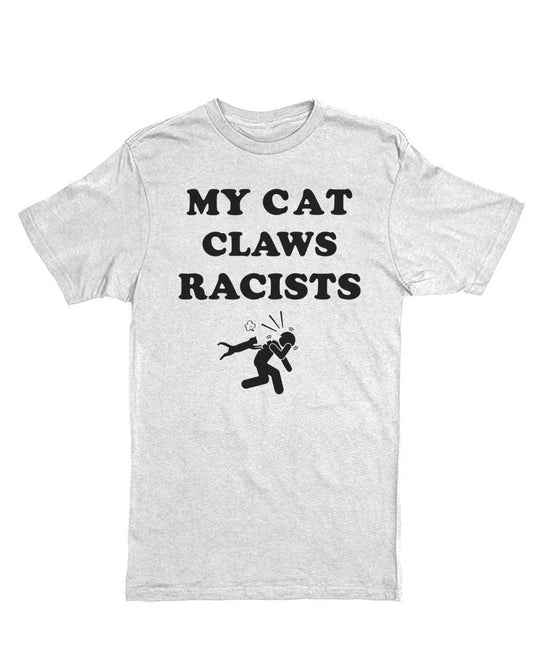 Unisex | My Cat Claws Racists | Crew - Arm The Animals Clothing Co.