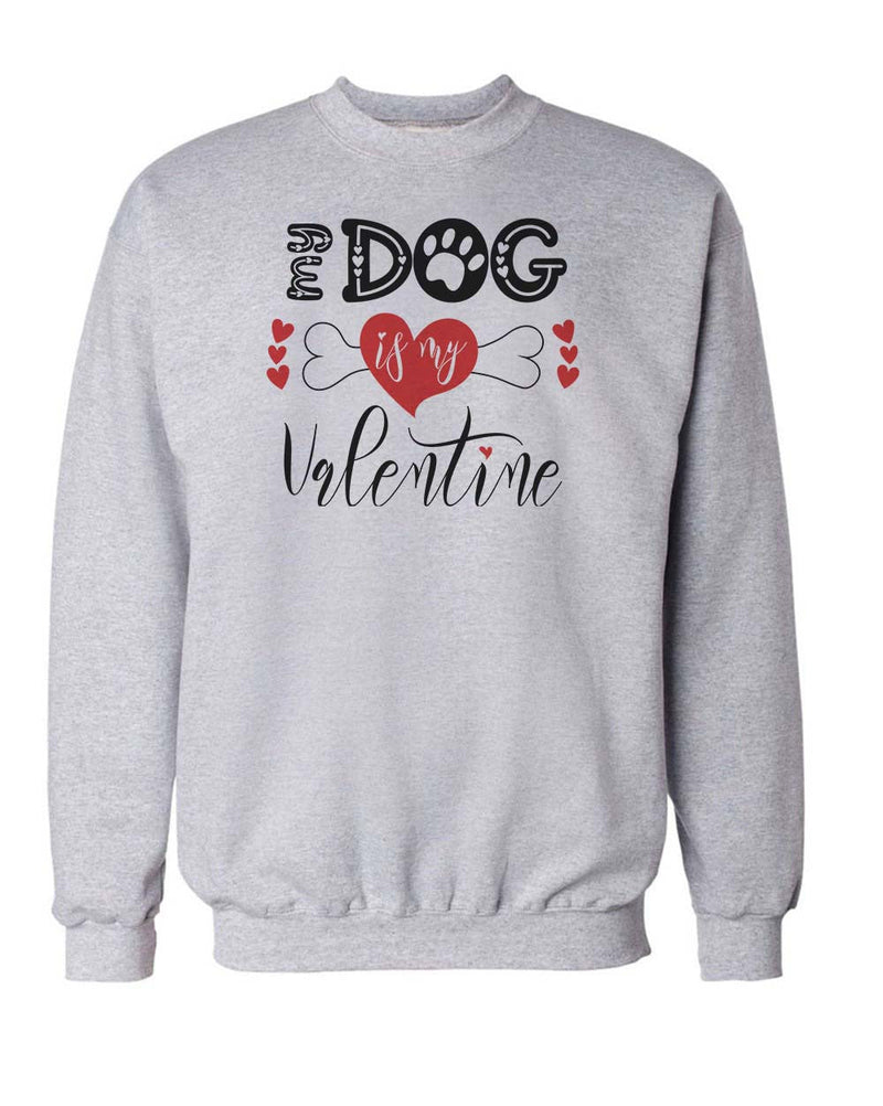 Load image into Gallery viewer, Unisex | My Dog is my Valentine | Crewneck Sweatshirt - Arm The Animals Clothing Co.
