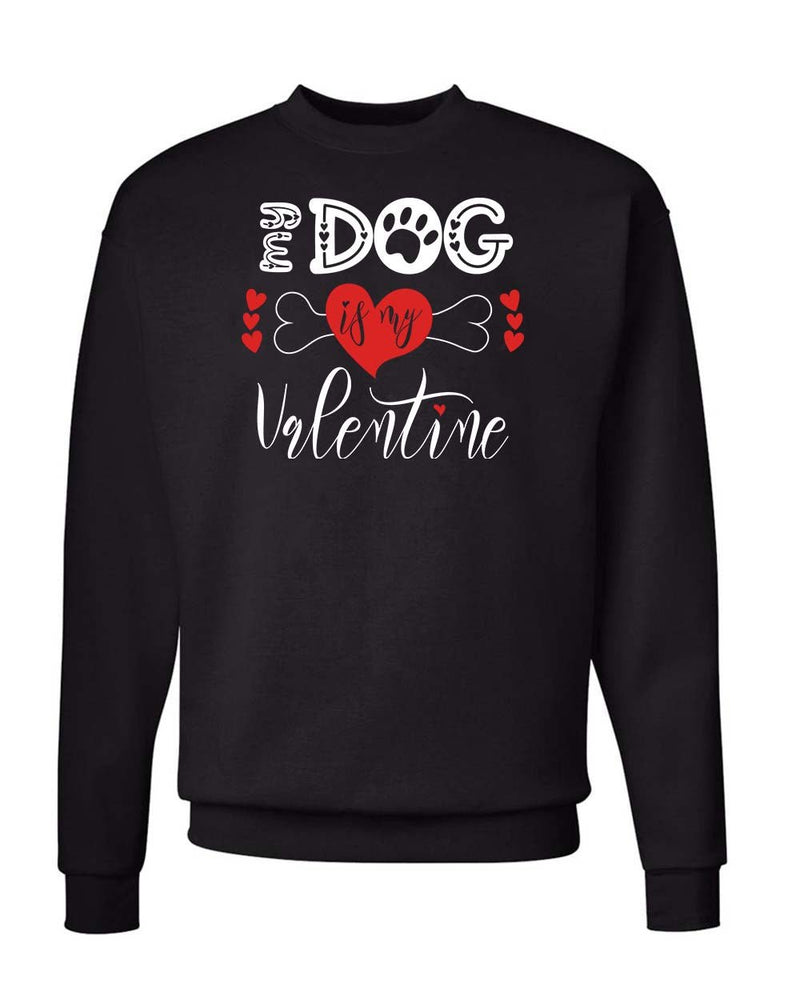 Load image into Gallery viewer, Unisex | My Dog is my Valentine | Crewneck Sweatshirt - Arm The Animals Clothing Co.
