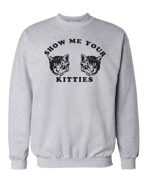 Unisex | My Kitties | Crewneck Sweatshirt - Arm The Animals Clothing Co.