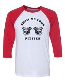 Unisex | My Pitties | 3/4 Sleeve Raglan - Arm The Animals Clothing Co.