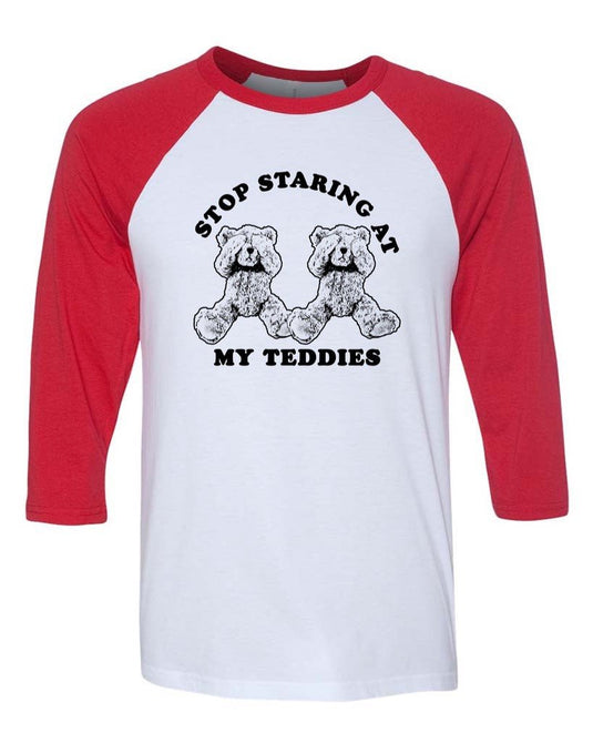 Unisex | My Teddies | 3/4 Sleeve Raglan - Arm The Animals Clothing Co.