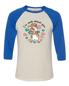 Unisex | Nuts About You | 3/4 Sleeve Raglan - Arm The Animals Clothing Co.