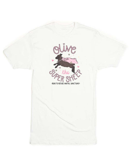 Unisex | Olive The Super Sheep | Crew - Arm The Animals Clothing Co.