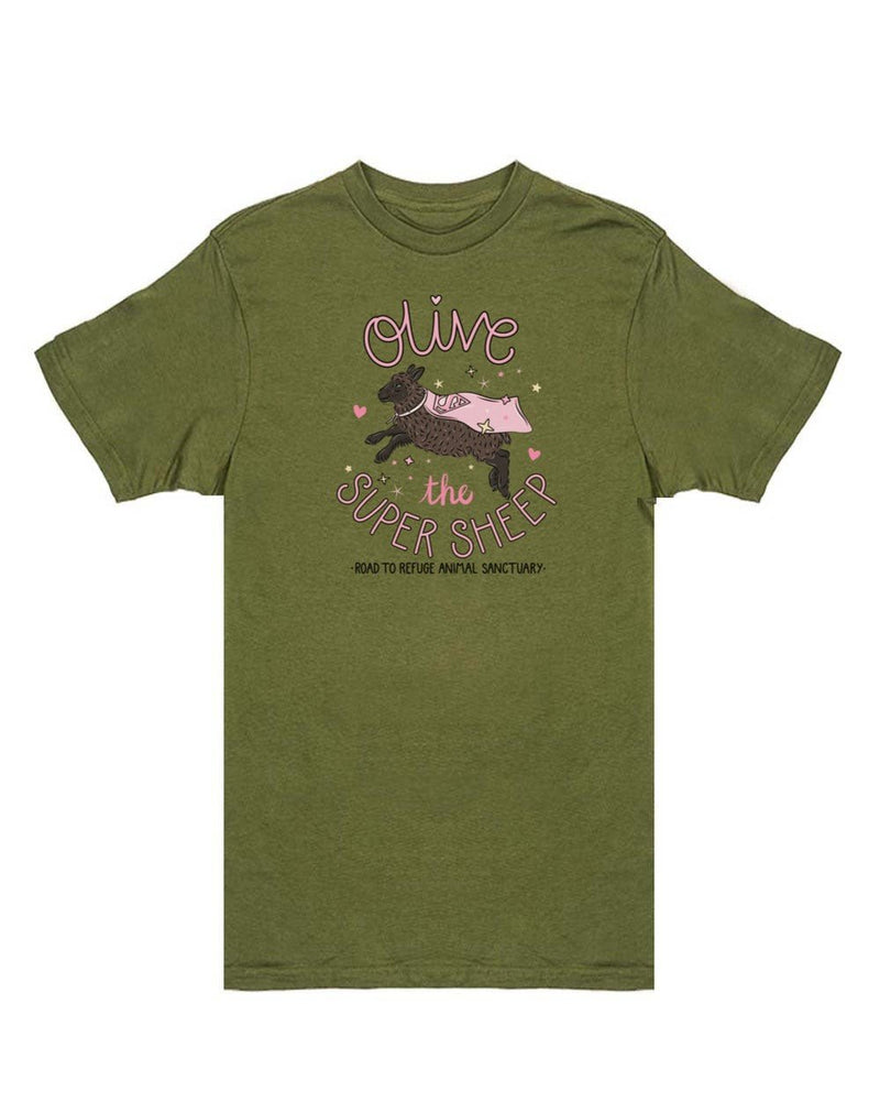 Load image into Gallery viewer, Unisex | Olive The Super Sheep | Crew - Arm The Animals Clothing Co.
