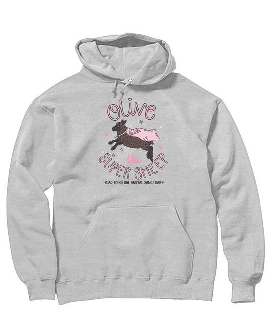 Unisex | Olive The Super Sheep | Hoodie - Arm The Animals Clothing Co.