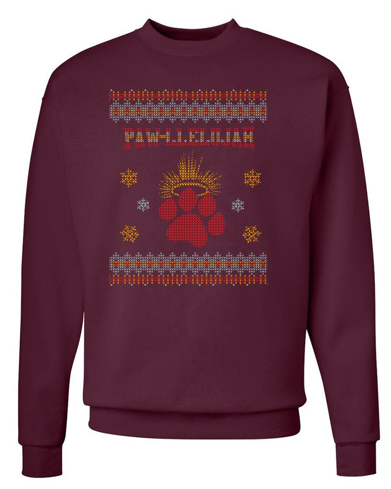 Load image into Gallery viewer, Unisex | PAW-llelujah | Holiday Crewneck Sweatshirt - Arm The Animals Clothing LLC
