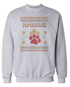 Unisex | PAW-llelujah | Holiday Crewneck Sweatshirt - Arm The Animals Clothing LLC