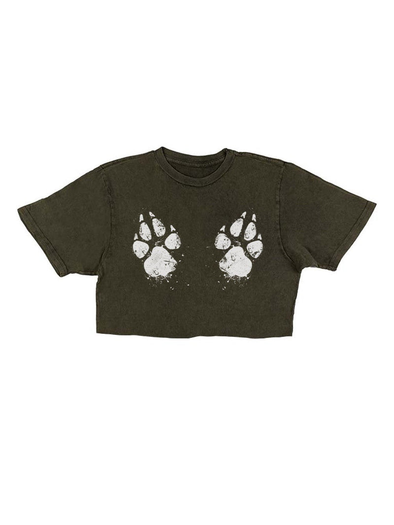 Load image into Gallery viewer, Unisex | Paw-sive Aggressive | Cut Tee - Arm The Animals Clothing Co.
