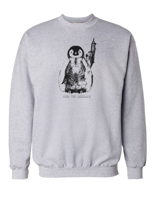 Unisex | Pen-Gun | Crewneck Sweatshirt - Arm The Animals Clothing Co.