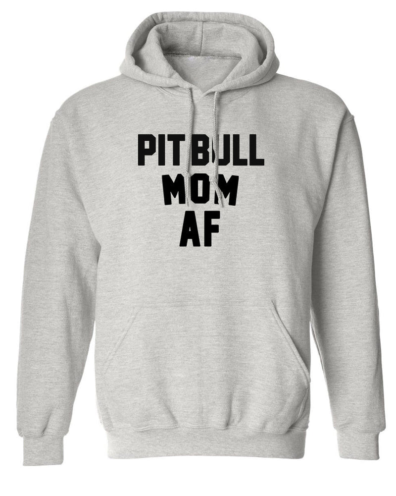 Unisex Pit Bull Mom AF Oversized Hoodie Arm The Animals
