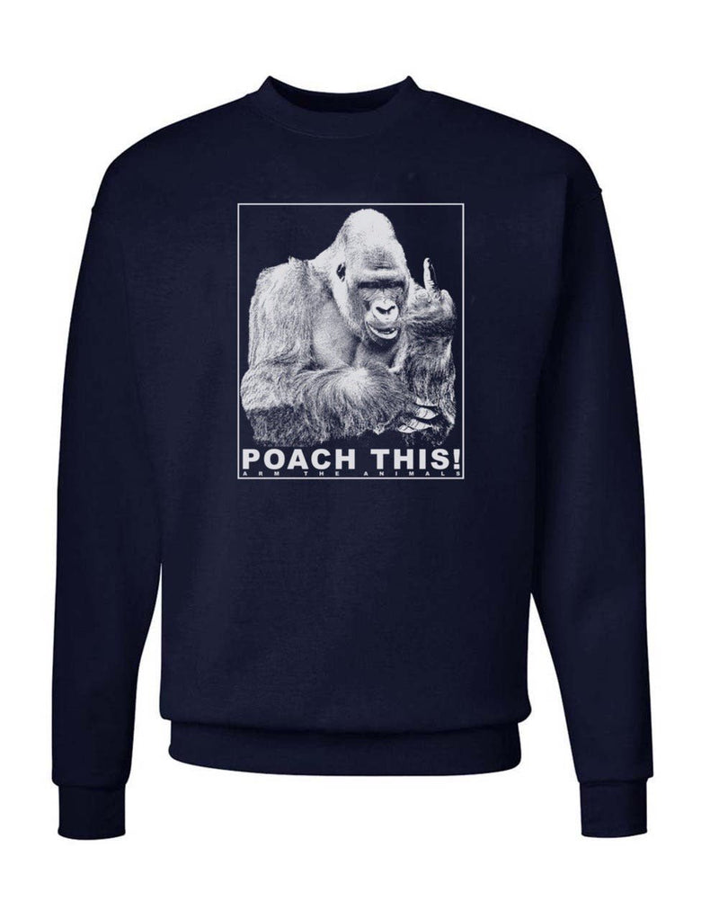 Load image into Gallery viewer, Unisex | Poach This | Crewneck Sweatshirt - Arm The Animals Clothing Co.
