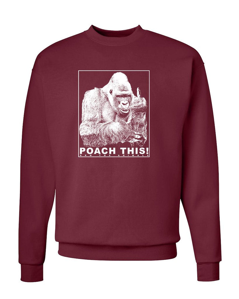Load image into Gallery viewer, Unisex | Poach This | Crewneck Sweatshirt - Arm The Animals Clothing Co.
