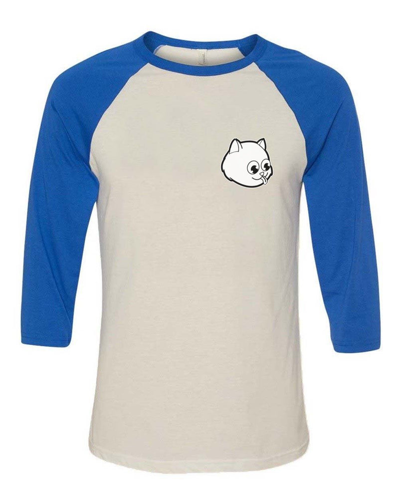 Load image into Gallery viewer, Unisex | Pocket Tongue Out | 3/4 Sleeve Raglan - Arm The Animals Clothing Co.
