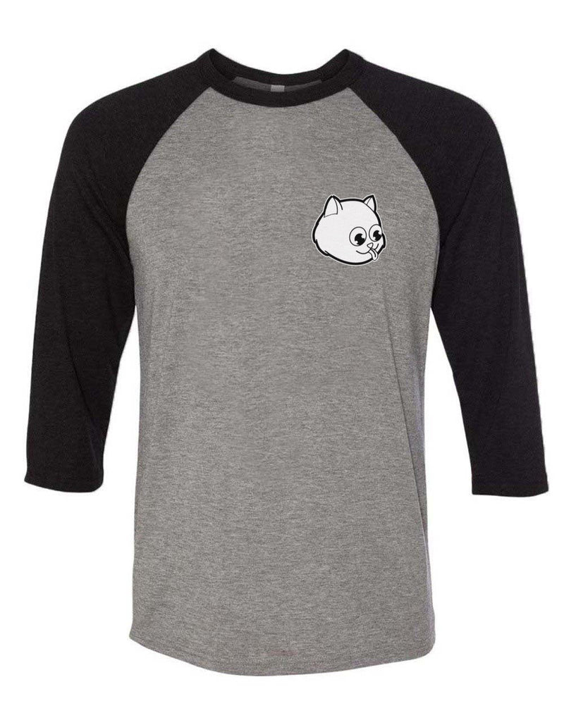 Load image into Gallery viewer, Unisex | Pocket Tongue Out | 3/4 Sleeve Raglan - Arm The Animals Clothing Co.
