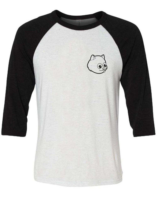 Unisex | Pocket Tongue Out | 3/4 Sleeve Raglan - Arm The Animals Clothing Co.