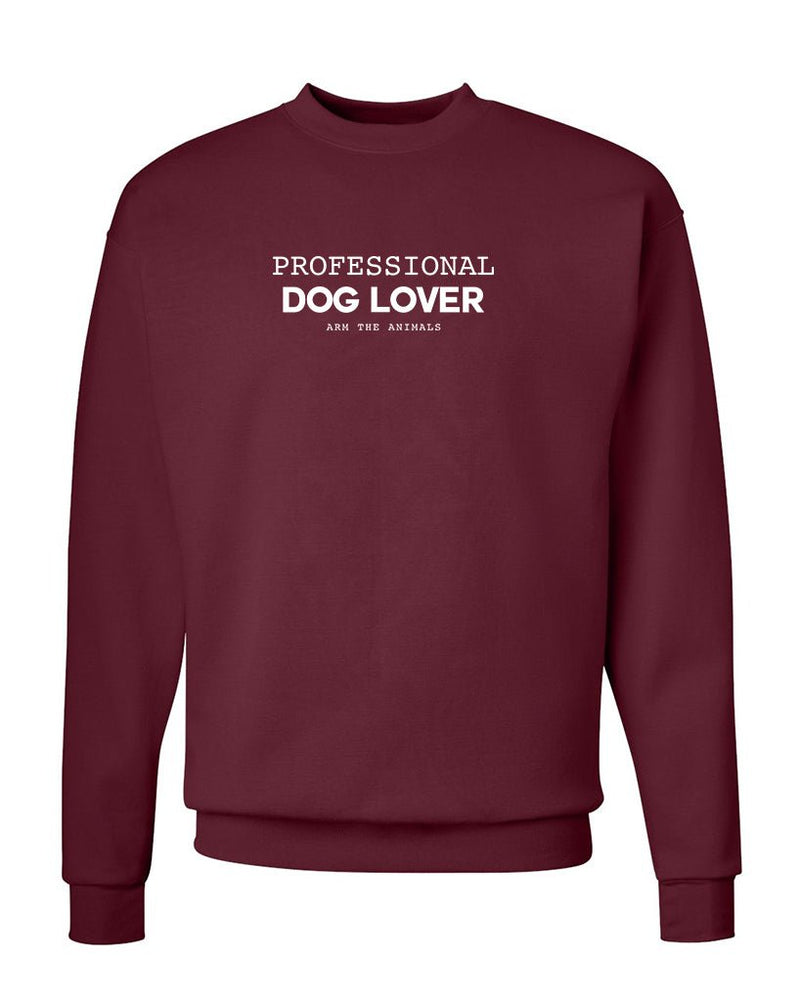 Load image into Gallery viewer, Unisex | Professional Dog Lover | Crewneck Sweatshirt - Arm The Animals Clothing Co.

